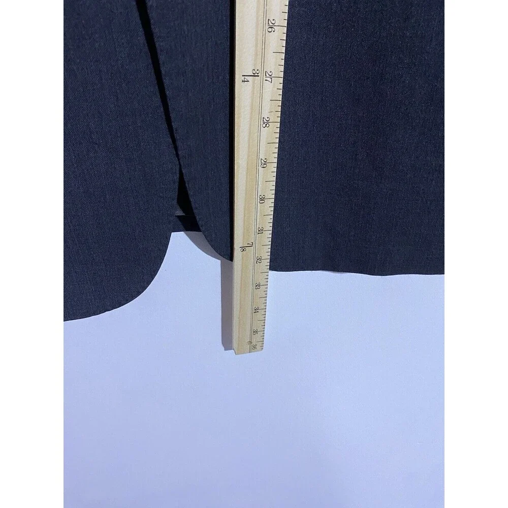 Lauren Ralph Lauren Blazer Mens 40L Gray Slim Black Label Wool Sport Coat Jacket